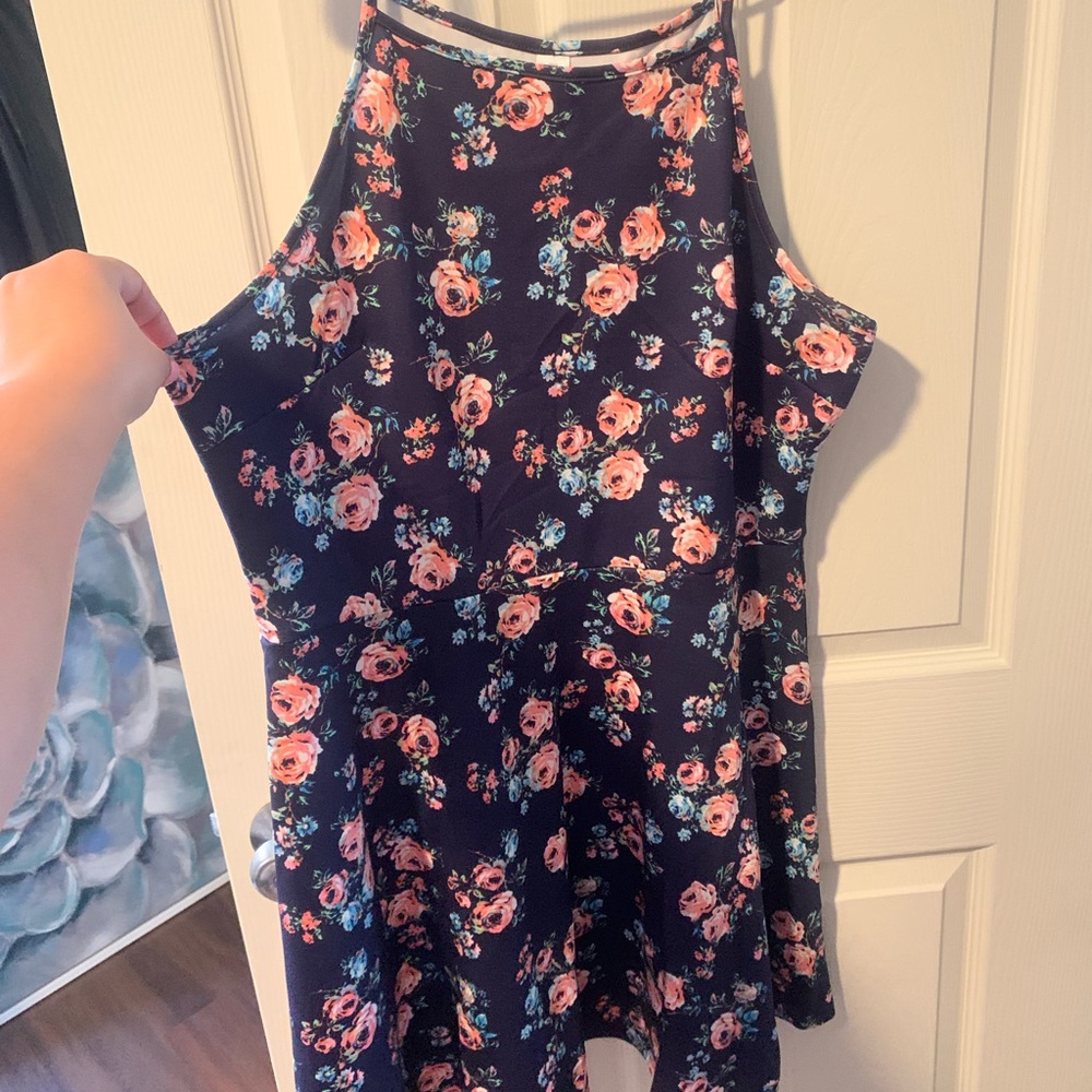 Women’s no boundaries size xl mini dress floral
